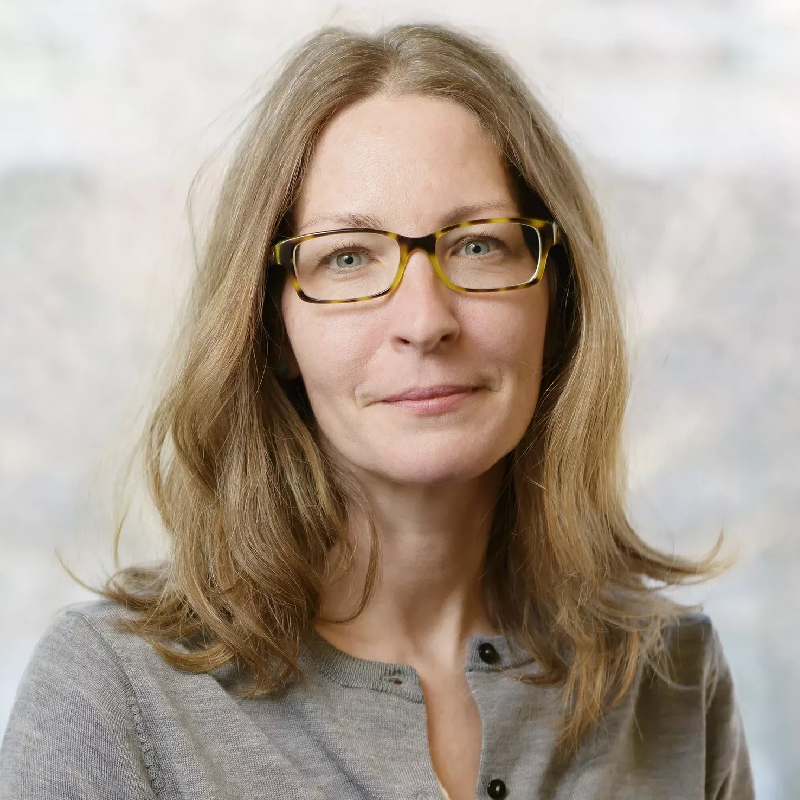 woman looking at the camera